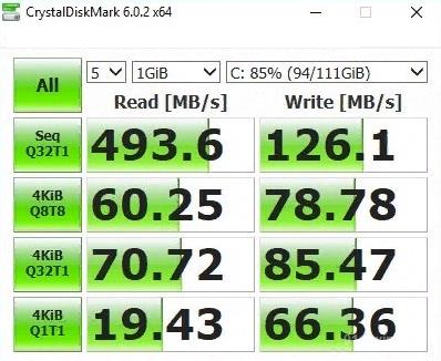 CrystalDiskMark: More expensive model HDD disk -Test speed Read and Write